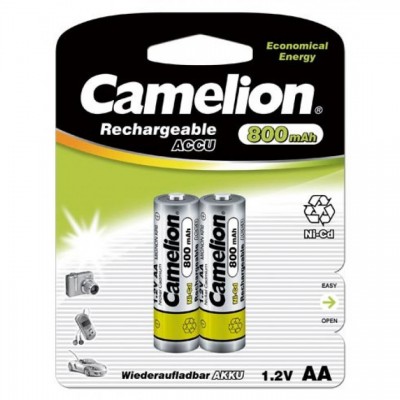Аккумулятор Camelion R6 800mAh Ni-Cd BL2