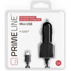 Авто З/У Prime Line (2203) mini USB 1000 mA, черны