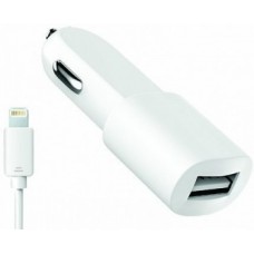 Авто З/У OLMIO (038636) USB 1.2 A + кабель Apple 8-pin