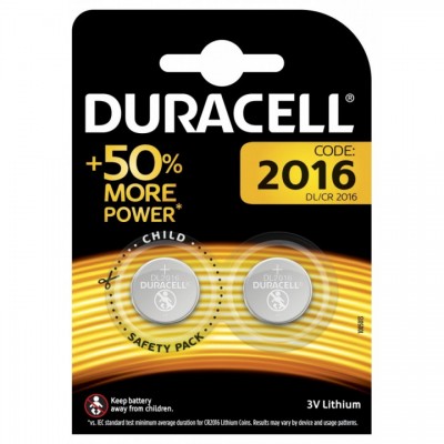 Батарейка Duracell DL2016 BL2