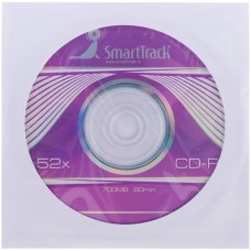 Диск SmartTrack CD-R 80min 52x Printable для печати  (бумажный пакет)