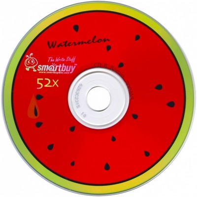 Диск Smartbuy CD-R 80min 52х Fresh-Watermelon 1 шт