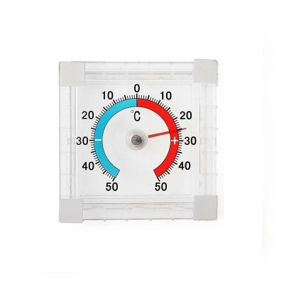 Термометр уличный, механический, квадратный, 8 х 8 см, МИКС