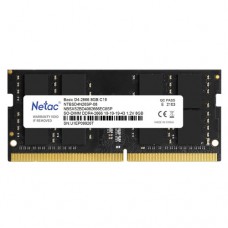 Память SODIMM DDR4, 8Gb 2666MHz Netac Basic [NTBSD4N26SP-08] 8Гб PC21300 19-19-19-43