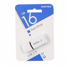 Флэш-накопитель USB2.0 16 GB SmartBuy Paean  White
