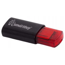 Флэш-накопитель USB2.0 64 Gb SmartBuy Click Black-Red