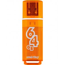 Флэш-накопитель USB2.0 64 Gb SmartBuy Glossy Orange