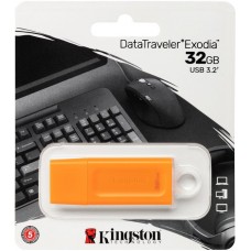 Флешка Kingston 32GB DataTraveler Exodia оранжевая USB 3.2