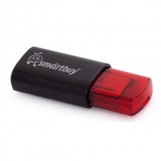 Флэш-накопитель USB2.0 8 Gb SmartBuy Click Black-Red