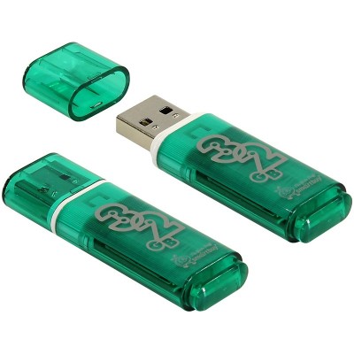 Флэш-накопитель USB2.0 32 GB SmartBuy Glossy Green