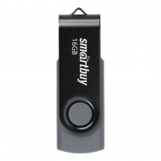 Флэш-накопитель USB2.0 16 Gb SmartBuy Twist Black