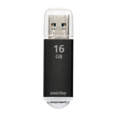 Флэш-накопитель USB2.0 16 Gb SmartBuy V-Cut Black