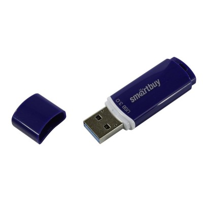 Флэш-накопитель USB2.0 256 Gb SmartBuy Crown Blue
