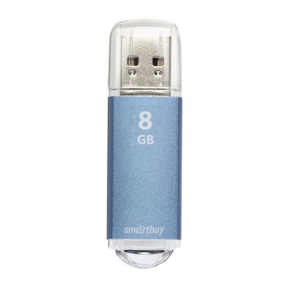 Флэш-накопитель USB2.0 8 Gb SmartBuy V-Cut Blue