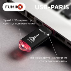 Флешка FUMIKO PARIS 128GB черная USB 2.0