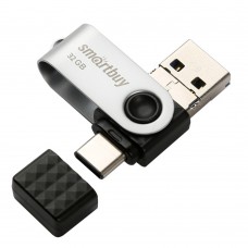 Флэш-накопитель USB2.0 64 Gb SmartBuy TRIO 3-in-1 OTG