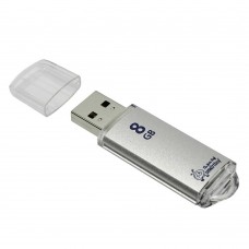 Флэш-накопитель USB2.0 8 Gb SmartBuy V-Cut Silver