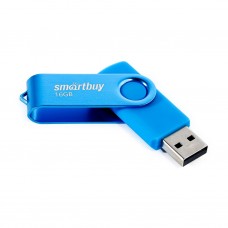 Флэш-накопитель USB2.0 16 Gb SmartBuy Twist Blue