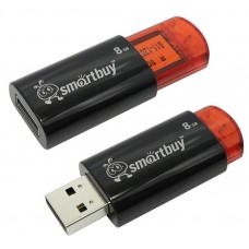 Флэш-накопитель USB2.0 8 Gb SmartBuy Click Black