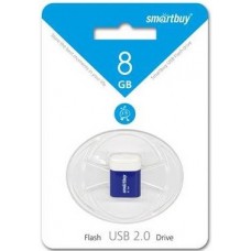 Флэш-накопитель USB2.0 8 Gb SmartBuy LARA Blue