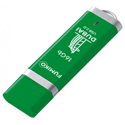 Флешка FUMIKO DUBAI 16GB Green USB 2.0