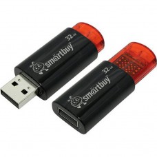 Флэш-накопитель USB2.0 16 GB SmartBuy Click Black-Red