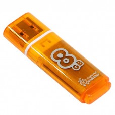 Флэш-накопитель USB2.0 8 Gb SmartBuy Glossy Orange