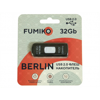 Флешка FUMIKO BERLIN 32GB черная USB 2.0