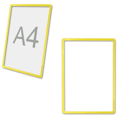 Фоторамка сосна с14 21х30 см, 077 жёлтый (пластиковый экран) 3243828