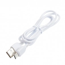 Кабель USB AM - MicroUSB M typeC, 2.5A, 1м, белый (ч.гр.8*14)