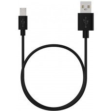 Кабель Maxvi (MC-01L) micro USB черный, 1м, 2A
