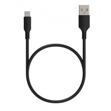 Кабель Maxvi (MC-A01) micro USB черный, 1м, 2A
