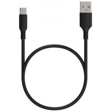Кабель Maxvi (MC-A02) USB-C черный, 1м, 2A
