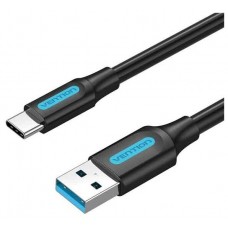 Кабель USB3.0 AM - MicroUSB M typeC `Vention` VAS-A47-B150, 1.5м, чёрный