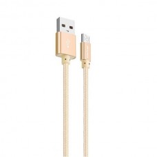 Кабель USB AM - MicroUSB BM `Awei` CL-30, 1м, QuickCharge, оплётка, розовый