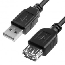 Кабель Hama H-54506 USB 3.0 A-A (m-f) 3.0 м экранированный 5 Гбит/с 1зв черный