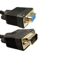 Удлинитель кабеля для монитора Konoos KC-PPVGAX-1.8 (DB15M / DB15F, 1.8 м, позолоченные контакты, тр