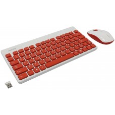 Беспроводные клавиатура + мышь Smartbuy 220349AG красно-белый