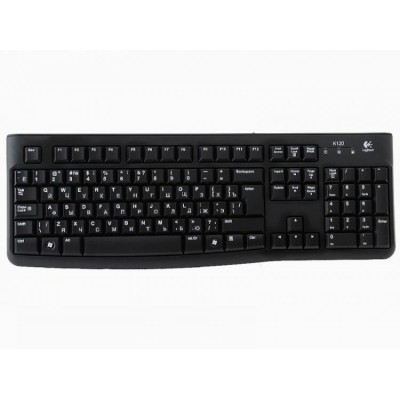 Клавиатура Logitech K120 черный USB 920-002522