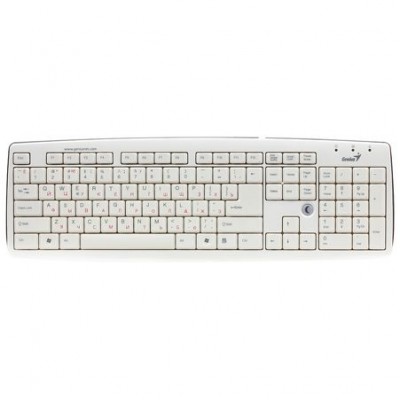 Клавиатура Genius KB-06XE (Ivory, USB, кнопка перехода в спящий режим) (G-KB06XE USB)