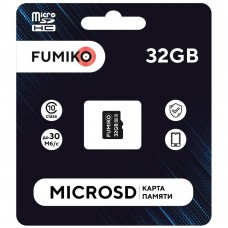 Флэш-карта microSDHC (TransFlash) FUMIKO 32GB MicroSDHC Class 10 (без адаптера SD)