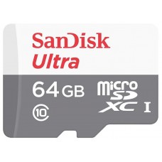 Флэш-карта microSDXC 64 Gb SanDisk Ultra 100Mb/s б/ад