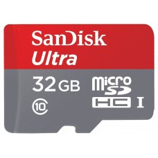 Флэш-карта microSDHC (TransFlash) 32 Gb SanDisk Ultra 80Mb/s б/ад