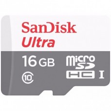 Флэш-карта microSDHC (TransFlash) SanDisk 16GB MicroSDHC class 10 UHS-I (80Mb/s) (без адаптера SD)