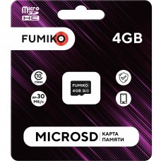 Карта памяти FUMIKO 4GB MicroSDHC class 10 (без адаптера SD)