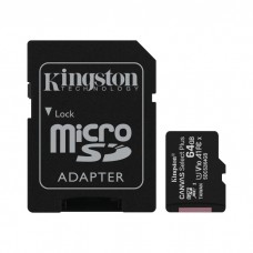 Флэш-карта microSDHC MicroSDXC 64 Gb Kingston class 10 100Mb/s