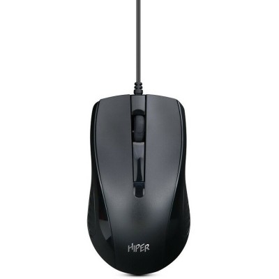 Мышь игровая HP M100, 1000/1600Dpi, 1.5м, 4кн, чёрная