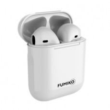 Беспроводные наушники TWS FUMIKO BE02 Touch-сенсор белые