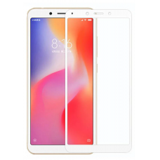 Защитное стекло Xiaomi Redmi 6A (белое)