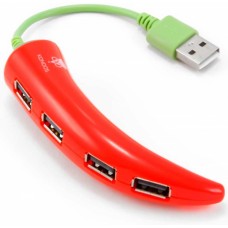 Разветвитель USB-порта Konoos [ UK-43 ] Красный пе